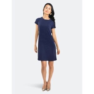 NWT Leota A-Line T-Shirt Dress In Classic Navy Dress